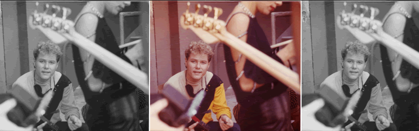 Dan Hartman in the studio