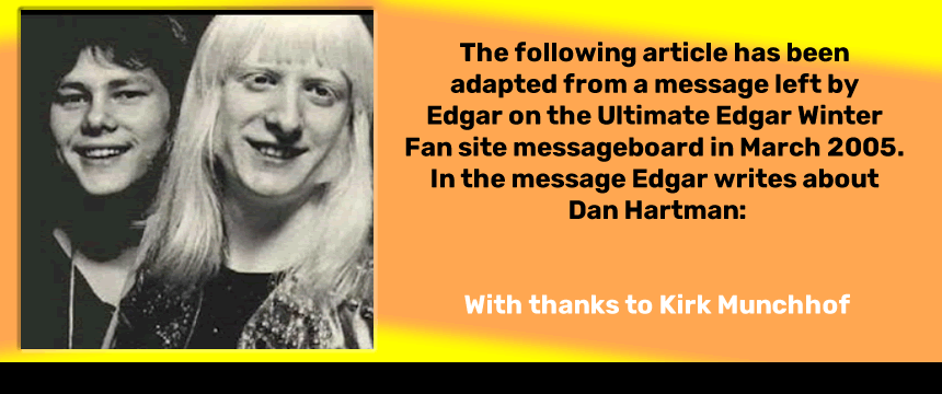 Edgar Winter memories
