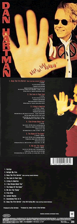 Dan Hartman - Keep The Fire Burnin CD