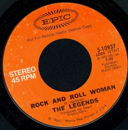 Dan Hartman - Rock and Roll Woman vinyl single